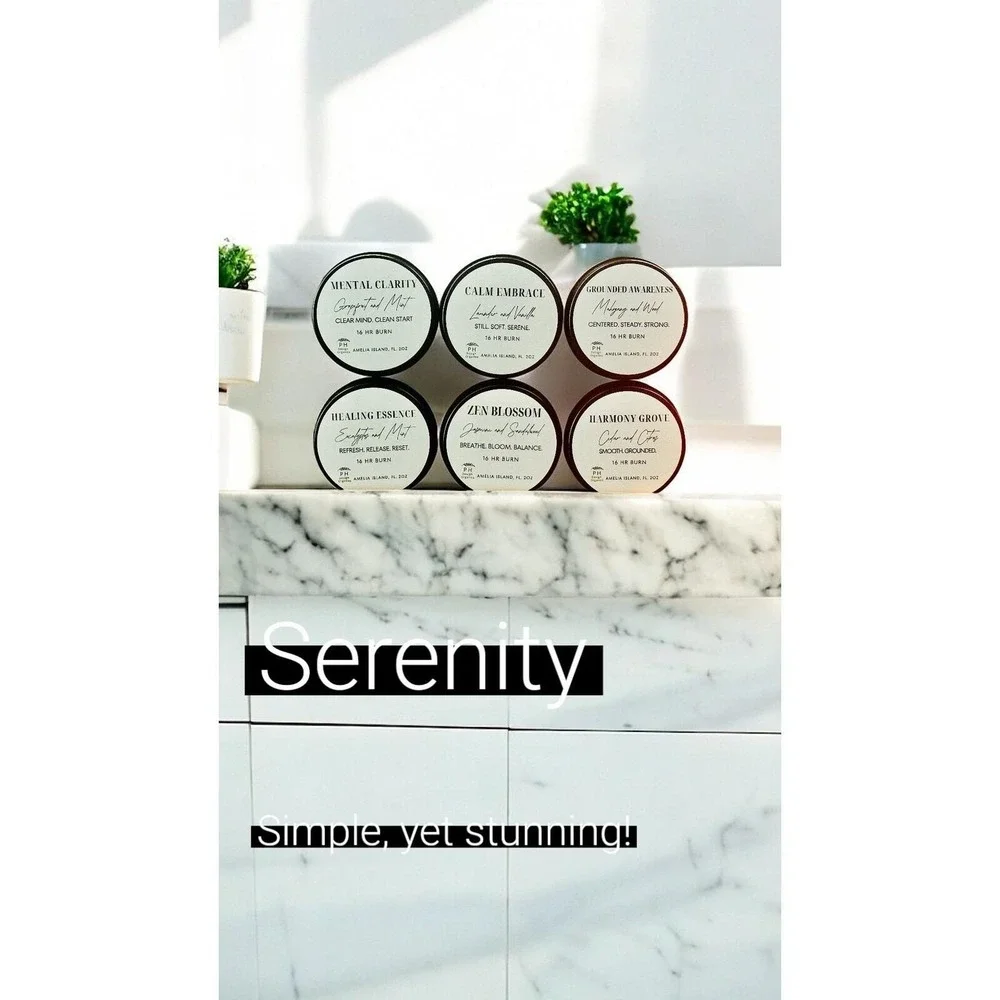 PH Design Organics Aromatherapy Candles Set, Scented Candles, Home Decor,‎ Gift